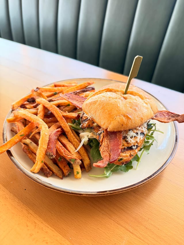Ciabatta Chicken Sandwich.