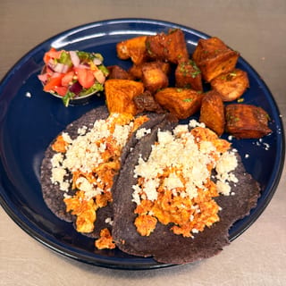 Street style Breakfast Tacos